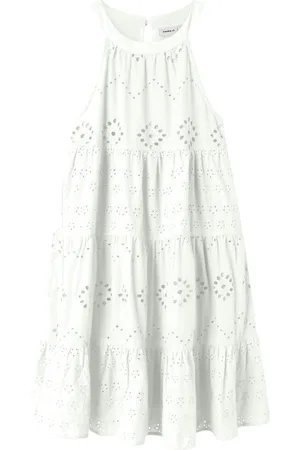 NAME IT Nkfhin Strap Dress White