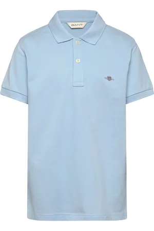 GANT Shield Ss Pique Blue
