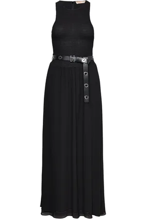 Michael Kors Smocked Maxi Dress Black