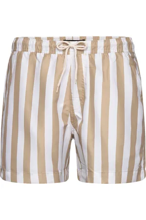 Clean Cut Swim Shorts Beige