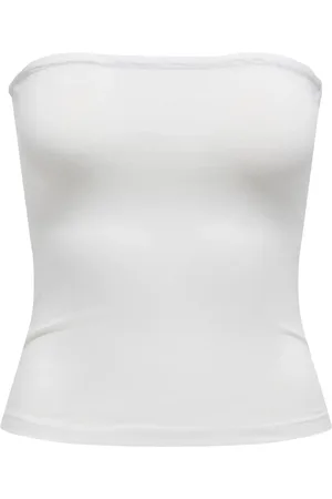 ONLY Onllive Love Life Tube Top Jrs White