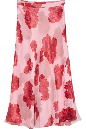 VERO MODA Vmthilda Teora Hw Ankle Skirt Wvn Ga Ce Pink