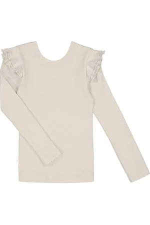 Gugguu Classic Rib Florette Shirt Cream