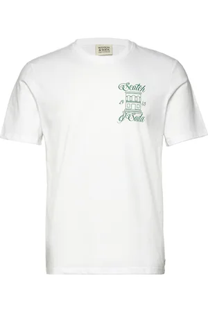 Scotch&Soda Left Chest Artwork T-Shirt White