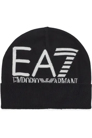 EA7 Beanie Hat Black