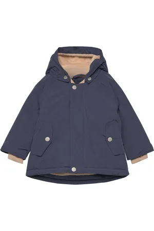 Mini A Ture Wally Fleece Lined Winter Jacket. Grs Navy