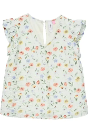 VERO MODA Vmjosie Marigold Sl Top Wvn Girl White
