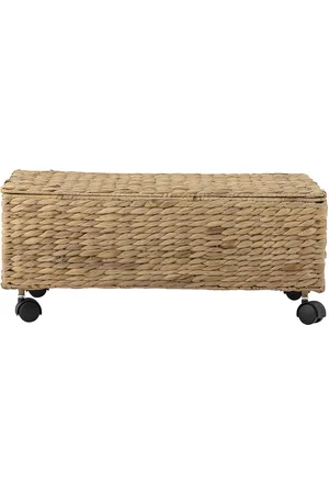 Bloomingville Nelas Basket W/Lid Brown