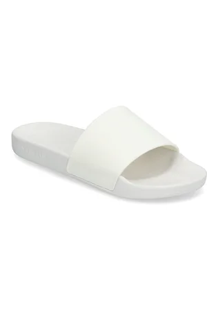 Calvin Klein Slide Monogram Tpu White