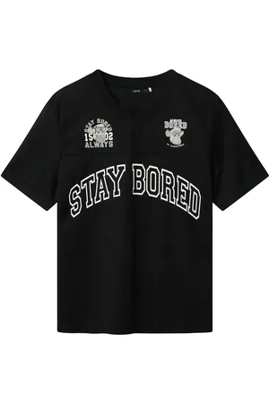 LMTD Nlmandreas Bod Poly L Ss Top Sky Black