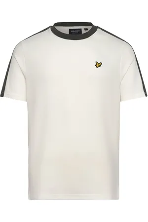 Lyle & Scott Contrast Taped T-Shirt White