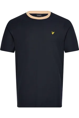 Lyle & Scott Contrast Collar T-Shirt Black