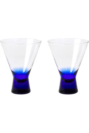 Broste Copenhagen Konus Cocktailglass Blue