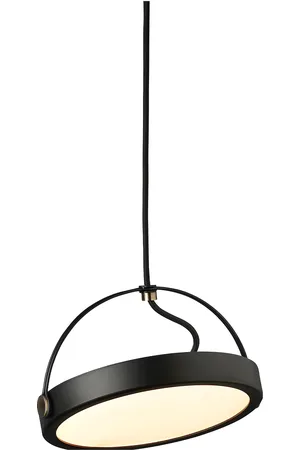 Halo Design Pivot Pendant Int Led Black
