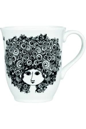 Bjørn Wiinblad Rosalinde Mug 35 Cl Black