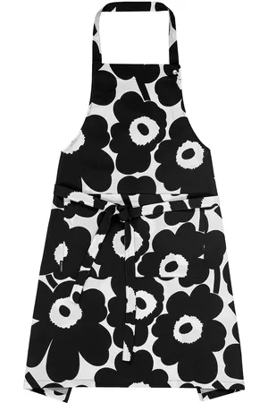 Marimekko Pieni Unikko Apron Black
