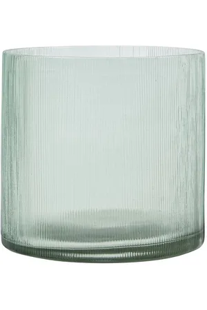 House Doctor Tealight Holder, Amka, Light Blue Green