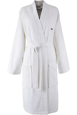 Lacoste Ldefile2 Bath Robe White