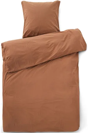 Compliments St Bed Linen 140X200/60X63 Cm Brown