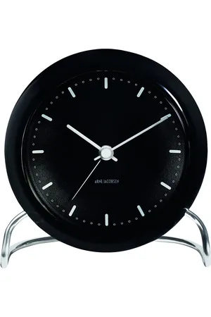 Arne Jacobsen City Hall Table Clock Ø11Cm Black