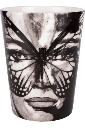 CAROLINA GYNNING Golden Butterfly B&W Black