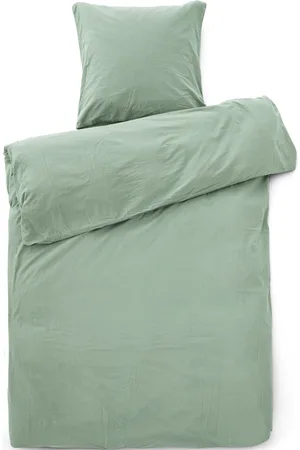 Compliments St Bed Linen 140X220/60X63 Cm Green