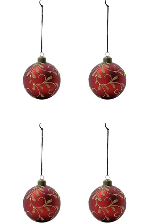 House Doctor Ornaments, Hdflori, Red Red