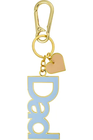 Design Letters Key Ring & Bag Tag Blue