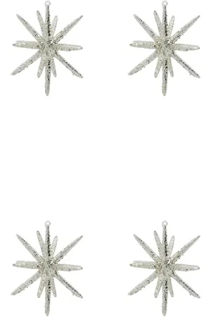 House Doctor Ornaments, Hdspike, Silver W. Glitter Silver