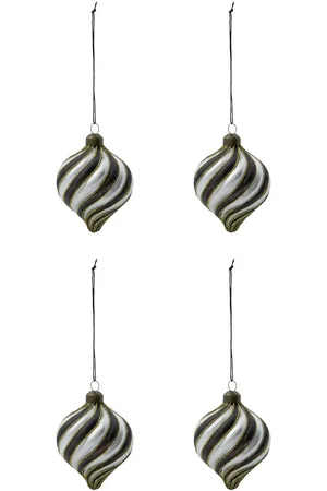 House Doctor Ornaments, Hdchan, Black/White Brown