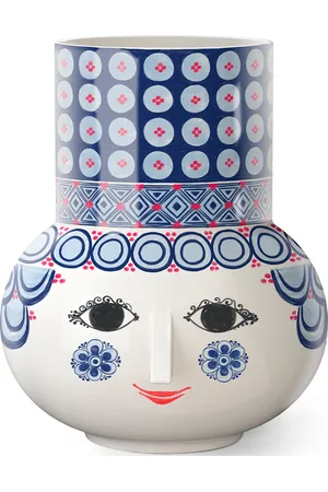 Bjørn Wiinblad Olga Vase H20 Cm Blå Blue