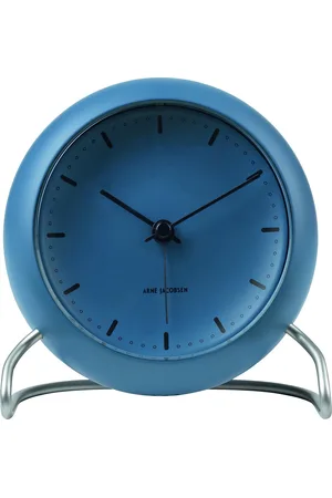 Arne Jacobsen City Hall Table Clock Ø11Cm Blue