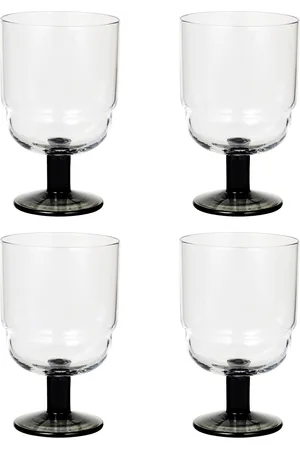 Broste Copenhagen Nordic Bistro Red Wine Glass Grey