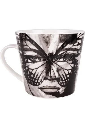 CAROLINA GYNNING Golden Butterfly B&W With Ear Black