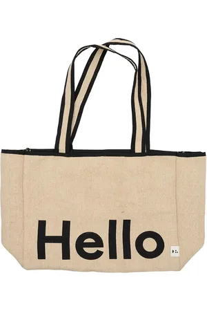 Design Letters Hello Travel Bag Beige