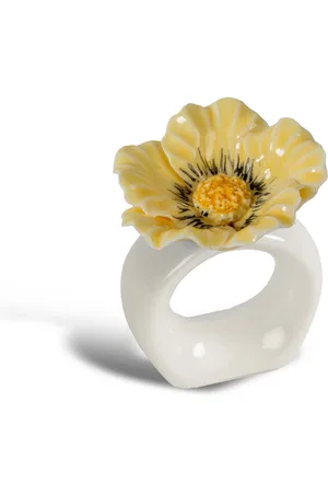 Babyono Napkin Ring Poppy 2Pcs/Set Beige