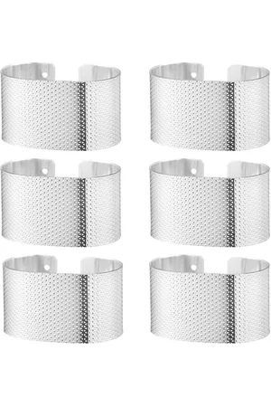 Dorre Napkin Rings 6-Pack Svea Silver