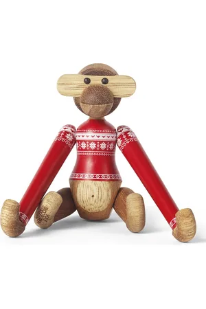 Kay Bojesen Monkey Christmas Jumper 2024 Mini Teak/Limba