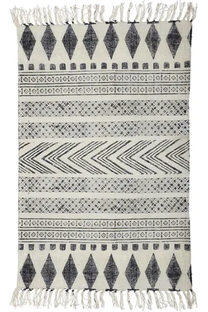 House Doctor Block Rug Grey