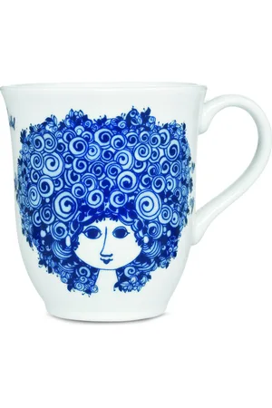 Bjørn Wiinblad Rosalinde Mug 35 Cl Blue