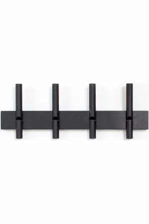 We Do Wood Reces Coat Rack Black