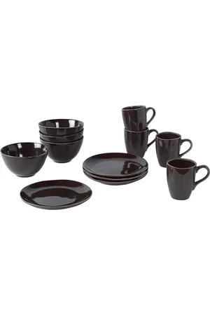 Broste Copenhagen Nordic Coal Set For Four Black