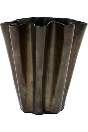 House Doctor Vase, Hdflood, Antique Brown Brown