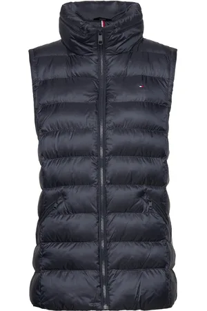 Tommy Hilfiger Mw Padded Global Stripe Vest Navy