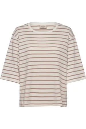 Freequent T-Shirt From Freequent In A Soft Material With Stripes. In Addition, The T-Shirt Patterned