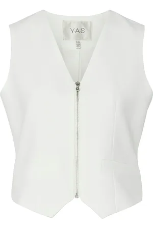 Y.A.S Ilea Waistcoat White