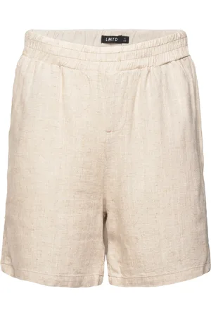 LMTD Nlnfinen Shorts Noos Beige