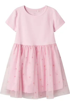 NAME IT Nmfhamina Ss Slim Dress Pb Pink