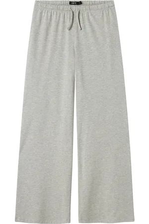 LMTD Nlfbenedicte Lw Wide Pant Grey