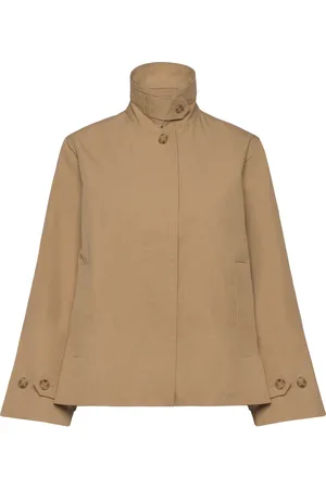 GANT Short Cotton Car Coat Beige